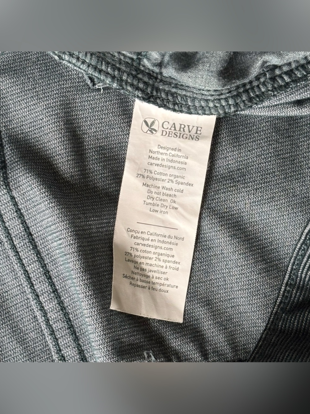 Carve Designs 4” Oahu shorts in Eden - Picture 5 of 9